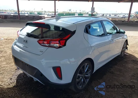 2019 Hyundai Veloster 2.0 Premium z USA, uszkodzony, nr VIN KMHTG6AF8KU003542